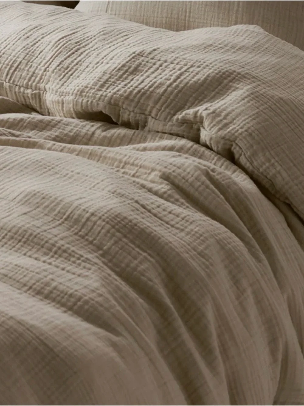 Parachute Organic Cloud Cotton Duvet Cover King/Cal King in Bone